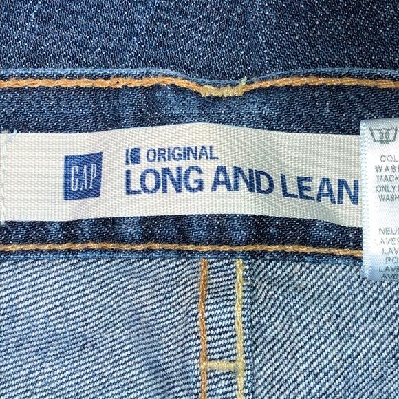 Gap Long and Lean Ankle Dark Wash Jeans - Picture 10 of 12